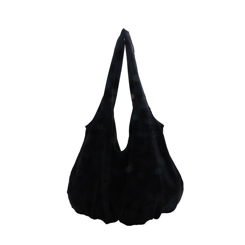 Retro Underarm Suede Shoulder Bag Women's Bag New Trendy Fashion Large Capacity Mother and Child Tote Bag