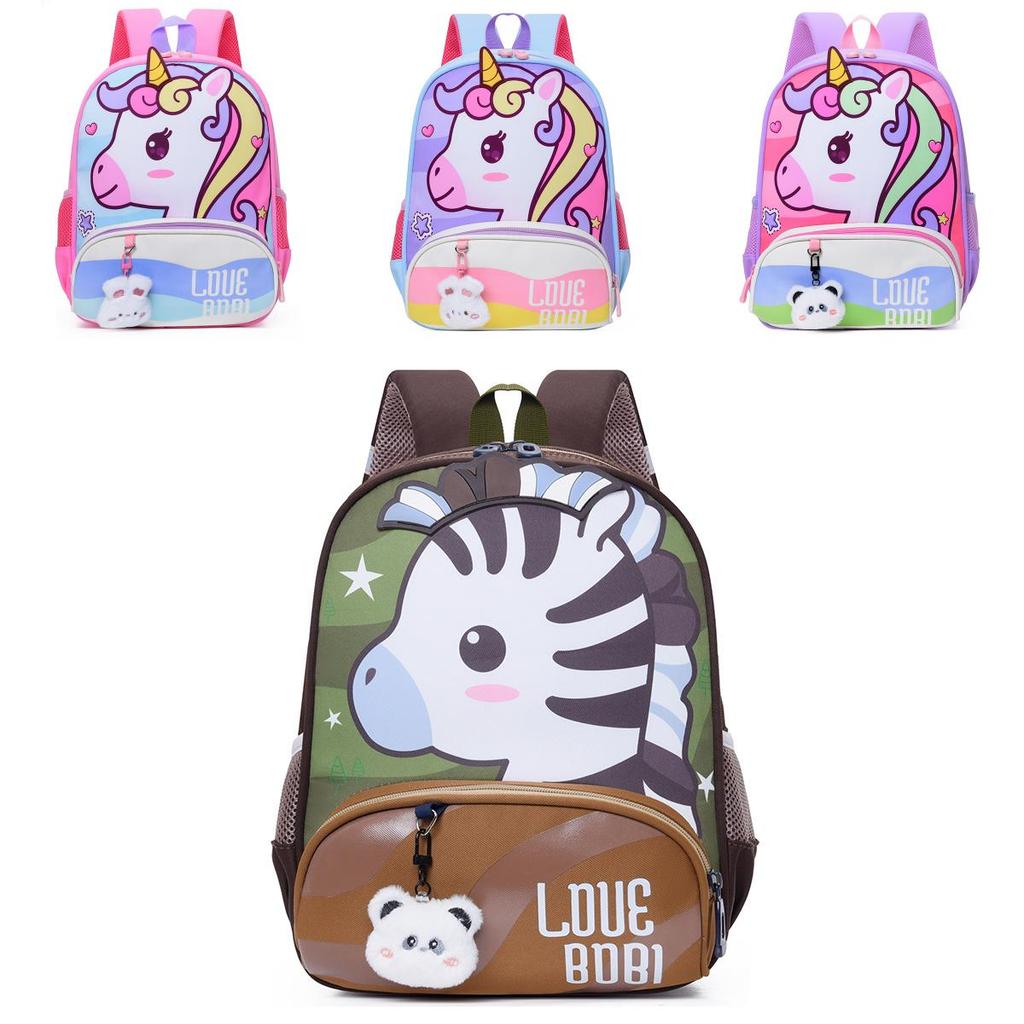 Adorable Kids Backpack For Preschoolers With Cartoon Design Available In Vibrant Colors