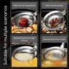 Filter Scoop Fat Skimmer Stainless Steel Fine Mesh Strainer Slotted Spoons Separator Ladle Cooking Strainer Kitchen Tool