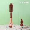 High Quality Household Silicone Manual Soft Baby Bottle Cleaning Brush Set