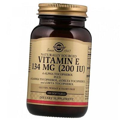 Vitamin E, Mixed Tocopherols, Vitamin E 200 Mixed Tocopherols, 100gelcaps (36313167)