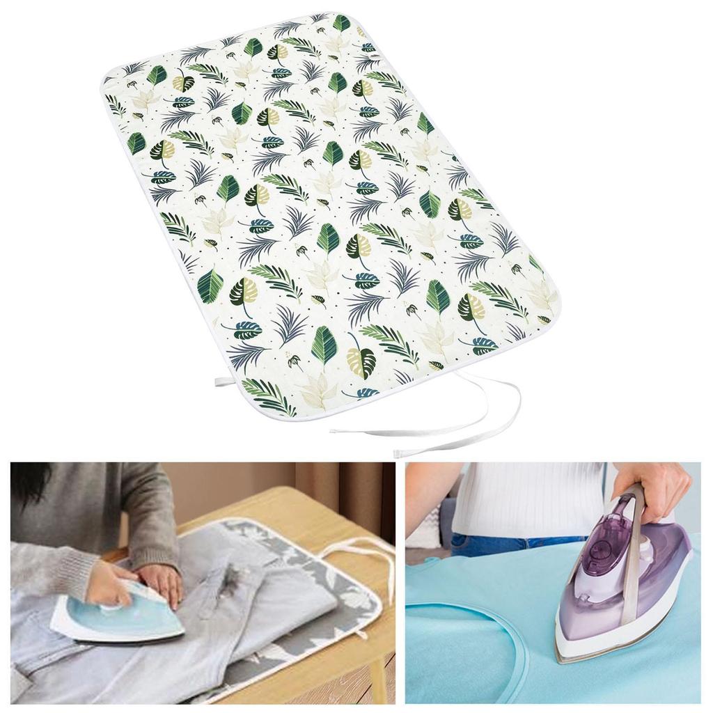 Ironing Mat Professional Portable Pad for Dryer Countertop Traveling Leaf
