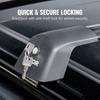 Universal Roof Rack Crossbar Max 48.4" Fits Grooved Side Rails without Gap