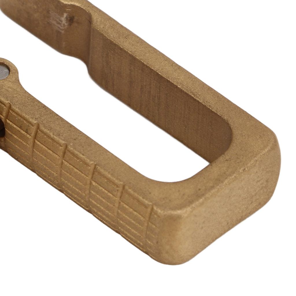 Simple Design Brass Keychain Hook Mini Portable Key Chain for Belt Backpack Handbag