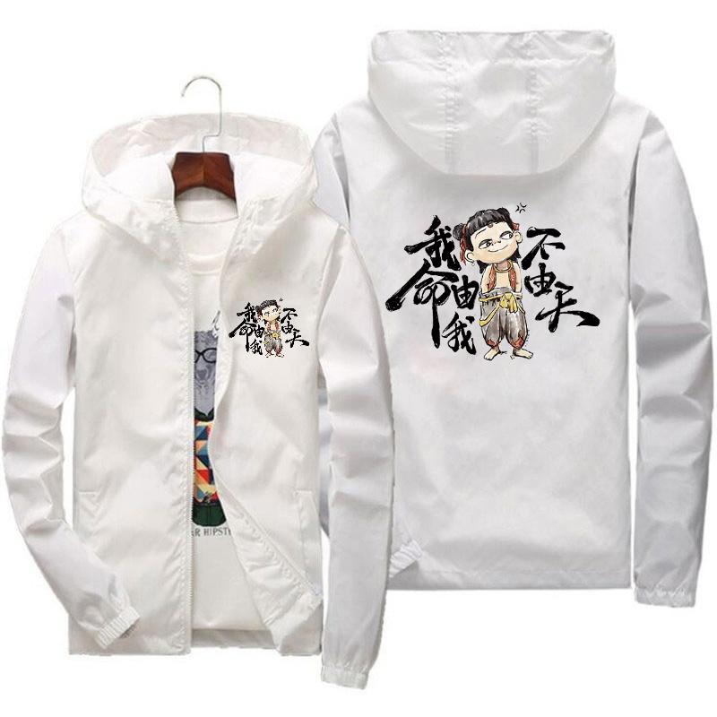 New anime 2025 spring/summer men's 10 color windproof jacket casual hooded baseball top jacket
