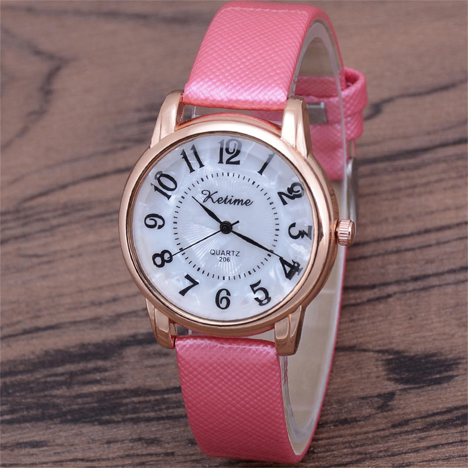 

Women Fashion Leather Watch One Size