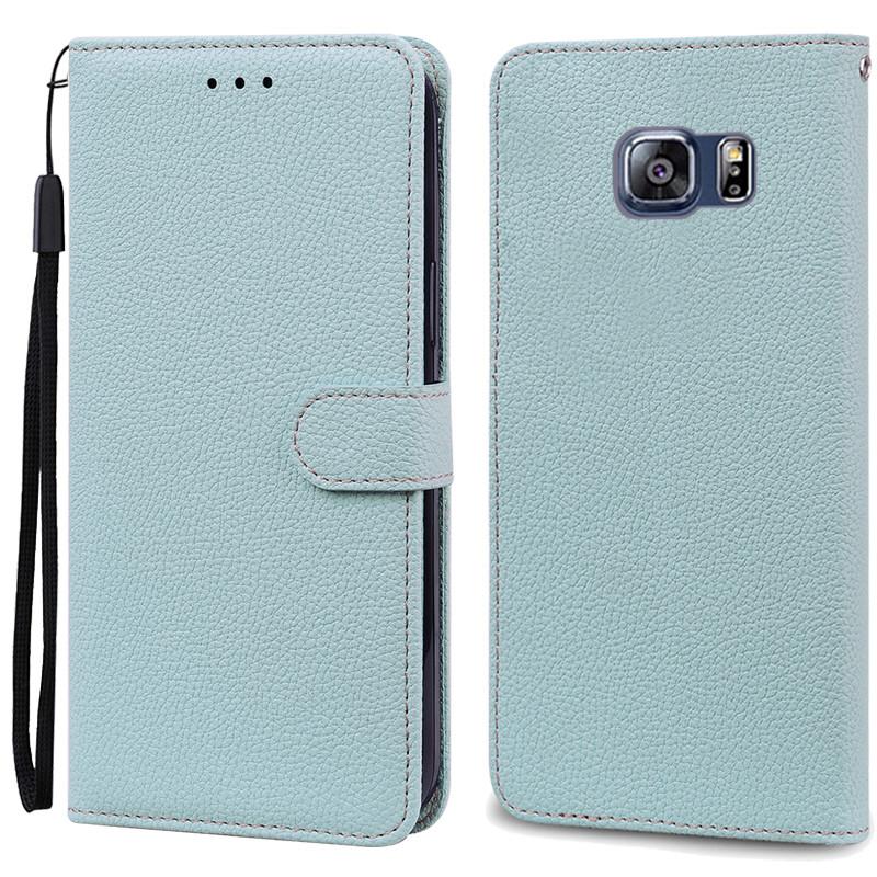 S6 Edge Case For Samsung Galaxy S6 Edge Case G925 Leather Flip Wallet Case For Samsung S6 S 6 edge Case G920 Wallet Cover Fundas