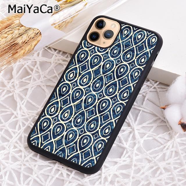 Moroccan Ancient Floral Tiles Phone Case Shell For iPhone 17 Air 12 13 16 pro max 15 14 plus Cover coque