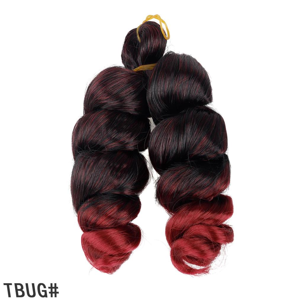 Short French Curly Crochet Hair Loose Wave Synthetic Braiding Hair Extensions for Black Women
