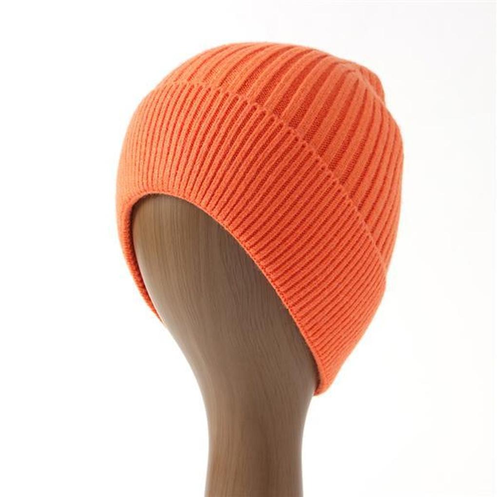 Colorpop Knit Beanie (Orange)