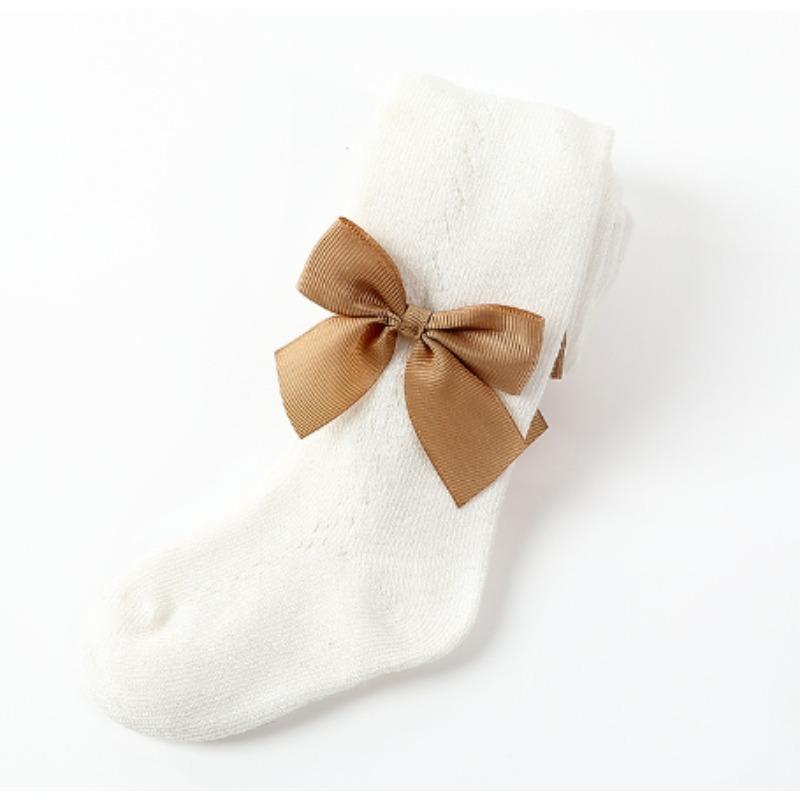 Eleganckie, dziewczęce rajstopy Chic Simplicity Kids Girl w jednolitym kolorze, modne, koreańskie legginsy, pończochy, jesień, wiosna, grube, bawełniane rajstopy
