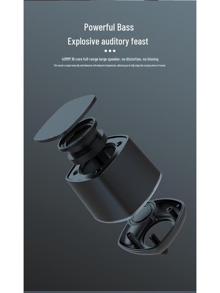 LED Light USB Mini Subwoofer: Desktop, Laptop Speaker with Large Volume and Long Standby – Creative Audio Gift.