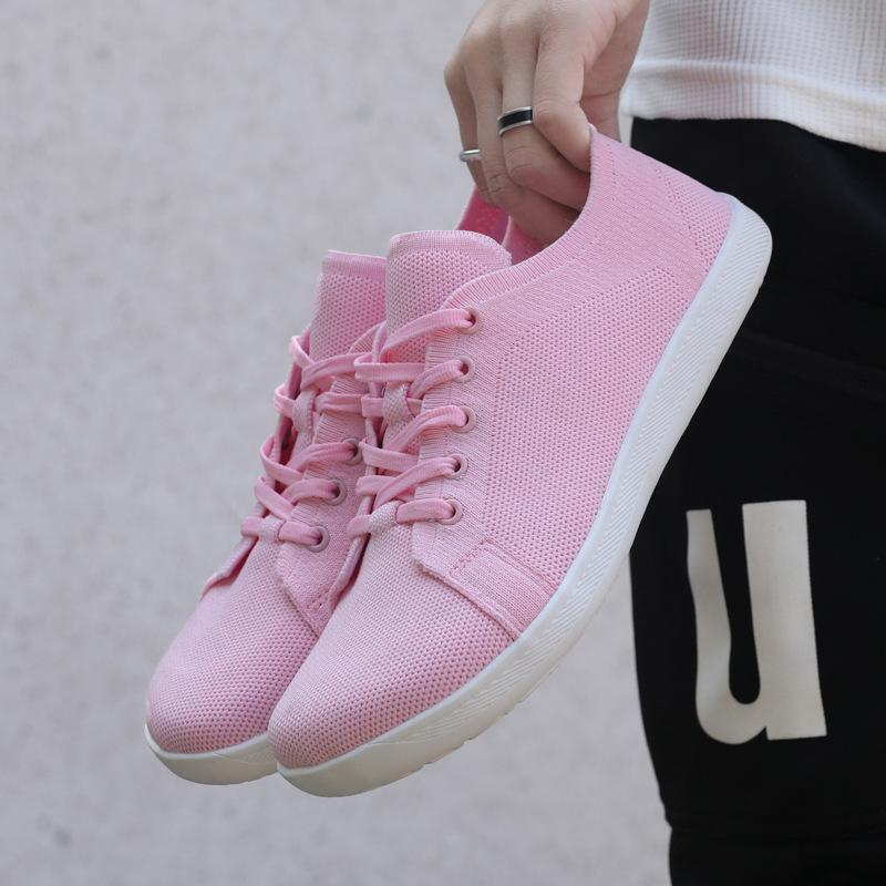 Wide Toe Shoes, Flying Woven Breathable Sports Shoes, Couple Shoes, Hiking Casual Loose Men's and Women's Shoes