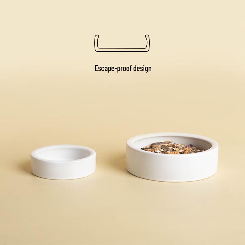 Reptile Ceramic Anti-Escape Food Bowl