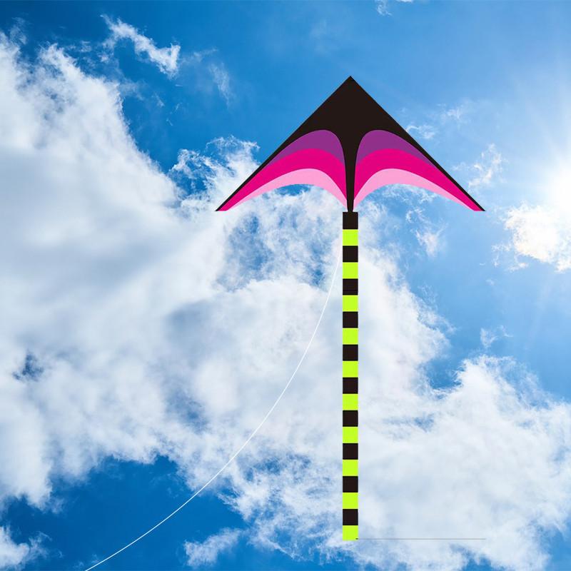 Neuer Großer Wiesen-Drachen Drachen für Erwachsene Outdoor-Unterhaltung Bunte Handgefertigte Glasfaserstange Moderner Schlichter Stil