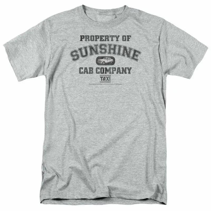 Taxi Property Of Sunshine Cab T Shirt Mens Licensed Classic TV Show Sport Gray S разноцветный