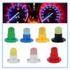 10PCS Interior Light T3 COB Wedge LED Auto Instrument Bulbs 12V Automóveis Car Styling Rosa Verde Azul Vermelho Amarelo Branco