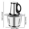 3L Mini Food Chopper Multifunctional Food Processor Pounding Blender Meat Grinder  Kitchen Use