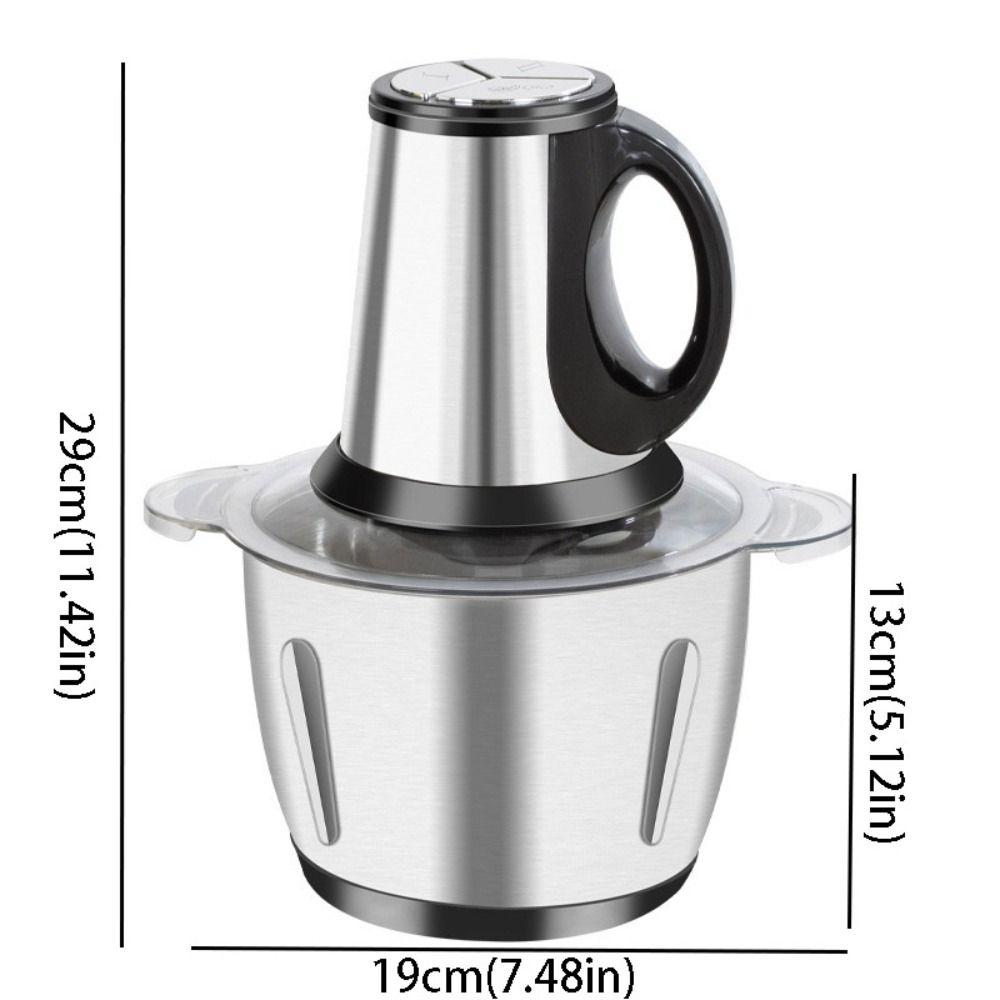 3L Mini Food Chopper Multifunctional Food Processor Pounding Blender Meat Grinder  Kitchen Use