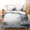 Wolf Animal Moon Snowfield Tree Wildlife 3D Bedding Set Duvet Cover Pillowcases Comforter Bed Linen Twin Queen King Size