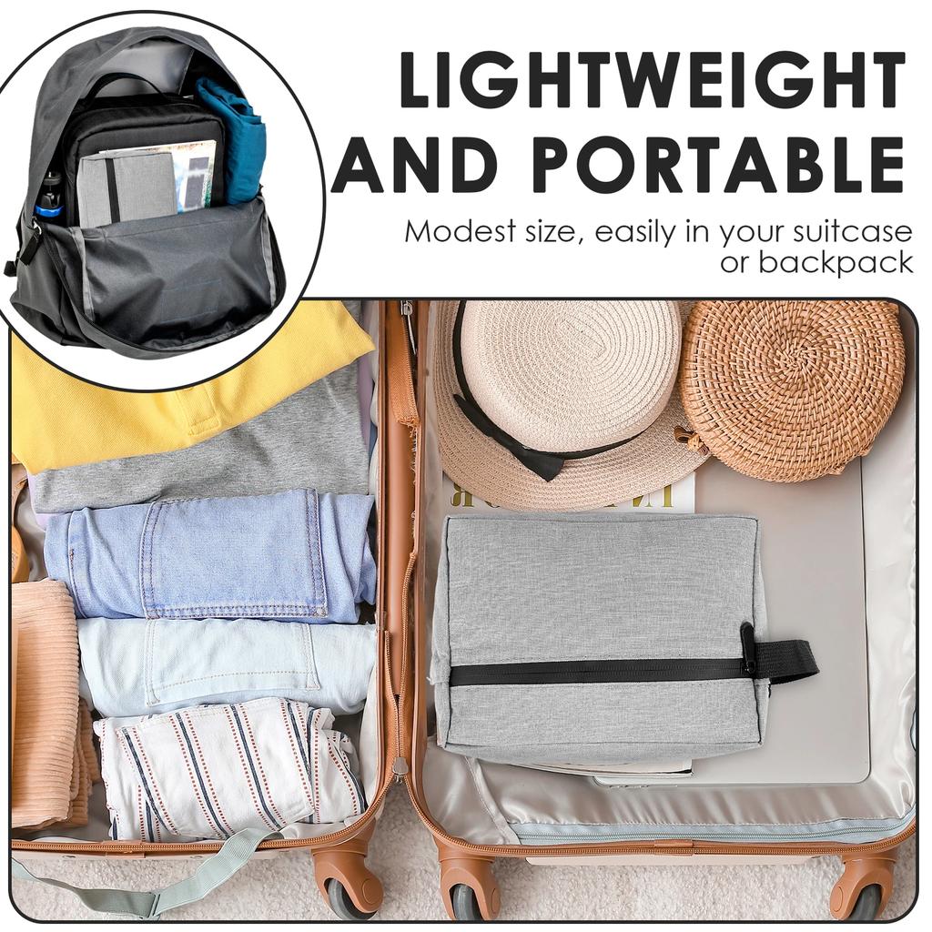 Portable Travel Toiletry Bag Oxford cloth Waterproof Mens Travel Bag with Pocket & Compartment Lightweight Cosmetic Storage Bag
