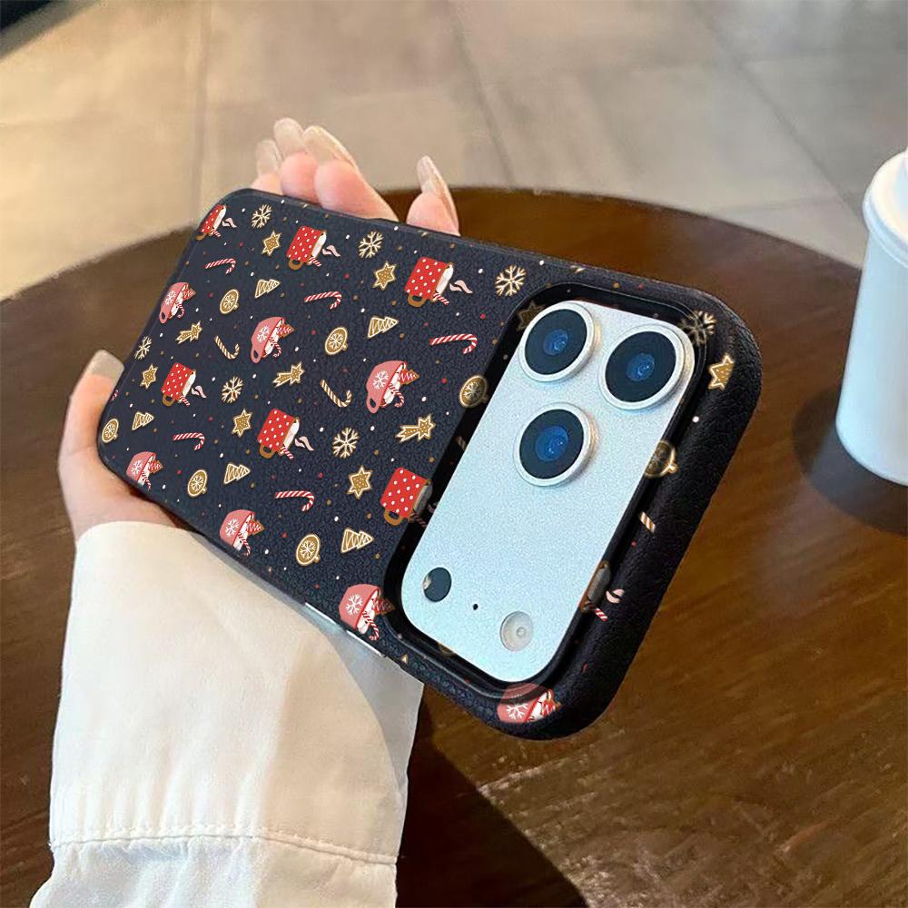 Ins Cartoon Christmas Style Rope Case For Iphone 17 16 15 14 13 12 11 Pro Max 17 Air 16 15 Plus 17 Pro Max Phone Cover