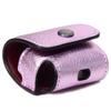 Keychain Pebble Leather Air Pods Pro Case Bag Charm Keychain Metallic Lilac CP197 [Coach] [Item]