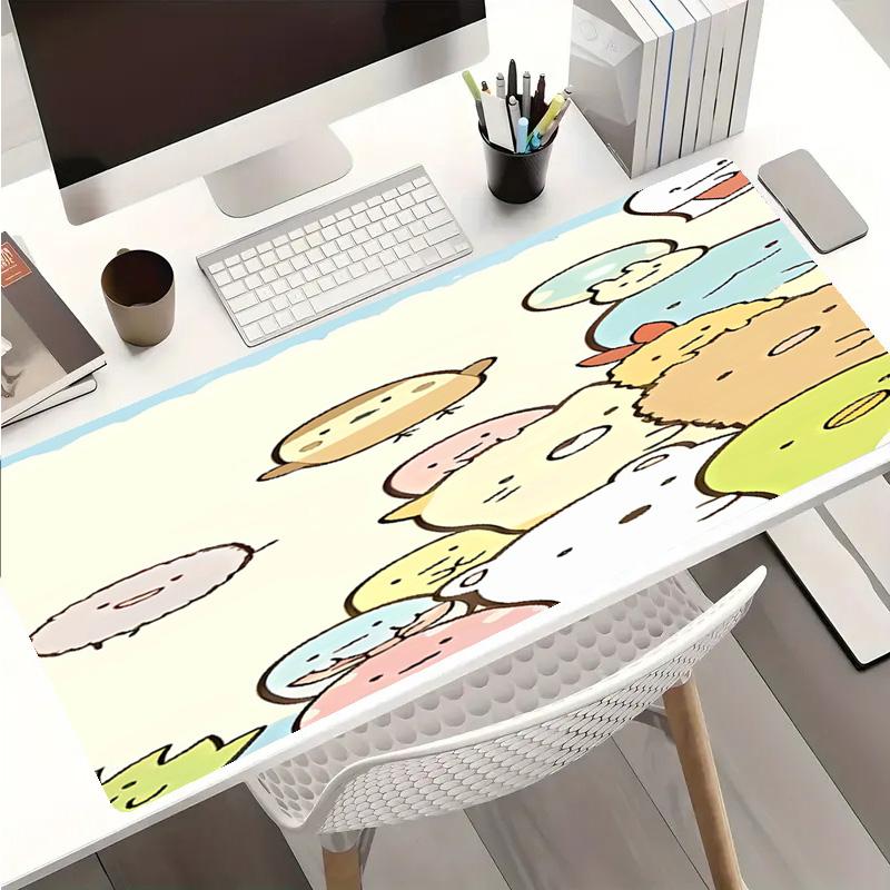 Sumikko Gurashi2 Theme Premium Non-slip Mouse Pad with Stitched Edges,Durable Rubber Material,for Desktop & Gaming Great Gifts