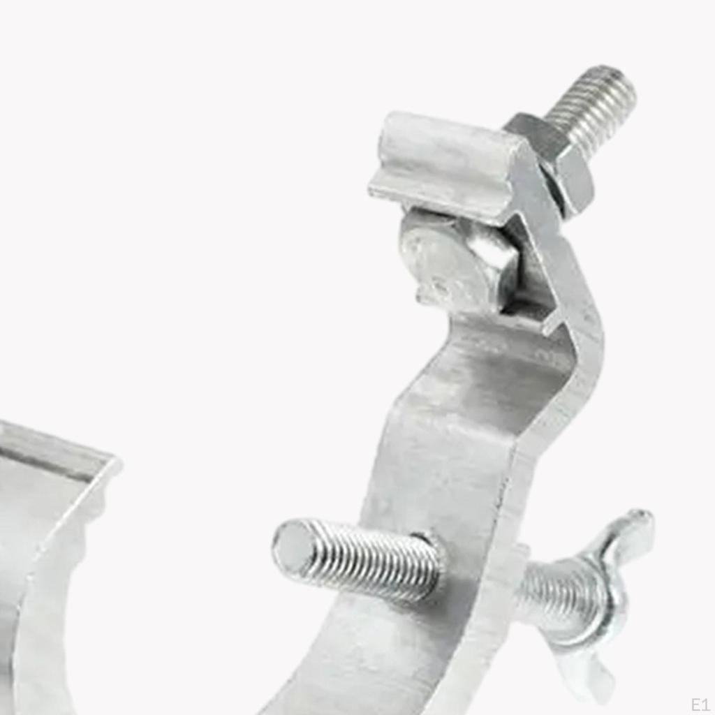 6 Pieces Stage Light Clamp, Aluminum Alloy Quick Release Heavy Duty Hook Clamp for