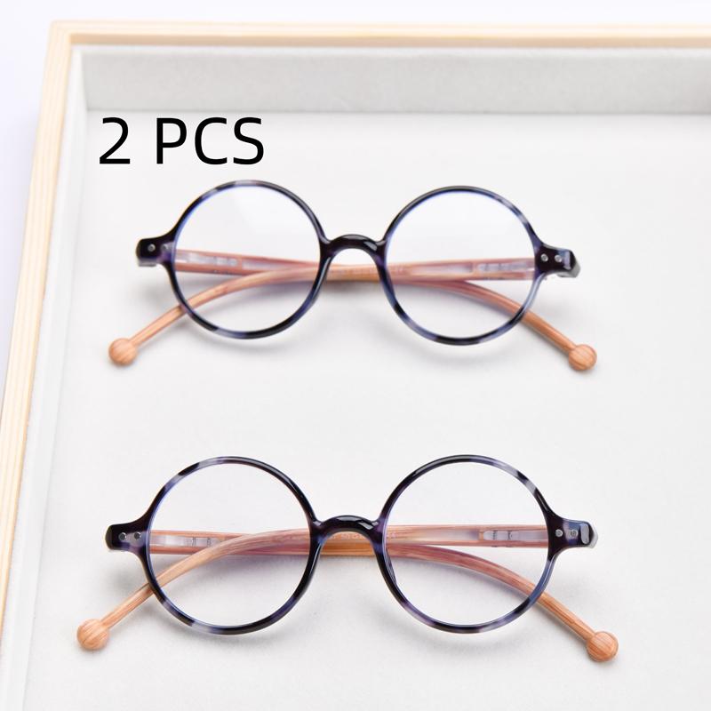 2 STÜCK Anzug Schildpattrahmen Alterssichtige Lesebrillen Anti Blaulicht Computer Weitsicht Brillen Brillen