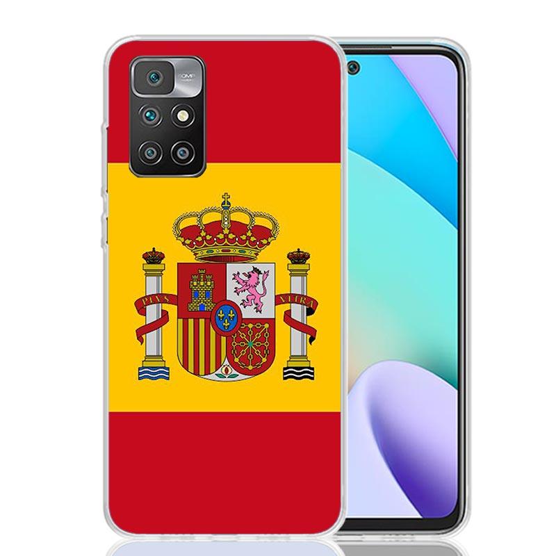 National Flag RU FR UK Phone Case For Xiaomi Redmi 12C 13C 14C 12 13 10 10A 10C 9 9A 9C 9T 8 8A 7 7A 6 6A K70 K60 K40 K20 Pro 12