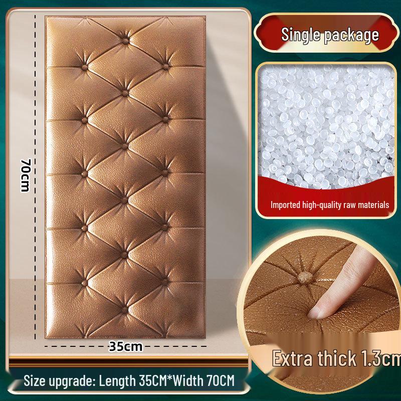 Soft Tatami Wall Surround & Headboard Protector for Kids - Self-Adhesive, Thickened Anti-Collision Sticker