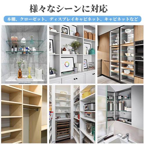 BLOOPIC Shelf Dowels, Set of 20, 5mm Insert Type, Metal Shelf Support Pins, Shelf Support Pins for Furniture Fixing, Bookshelves, 17x5mm (Silver, A)