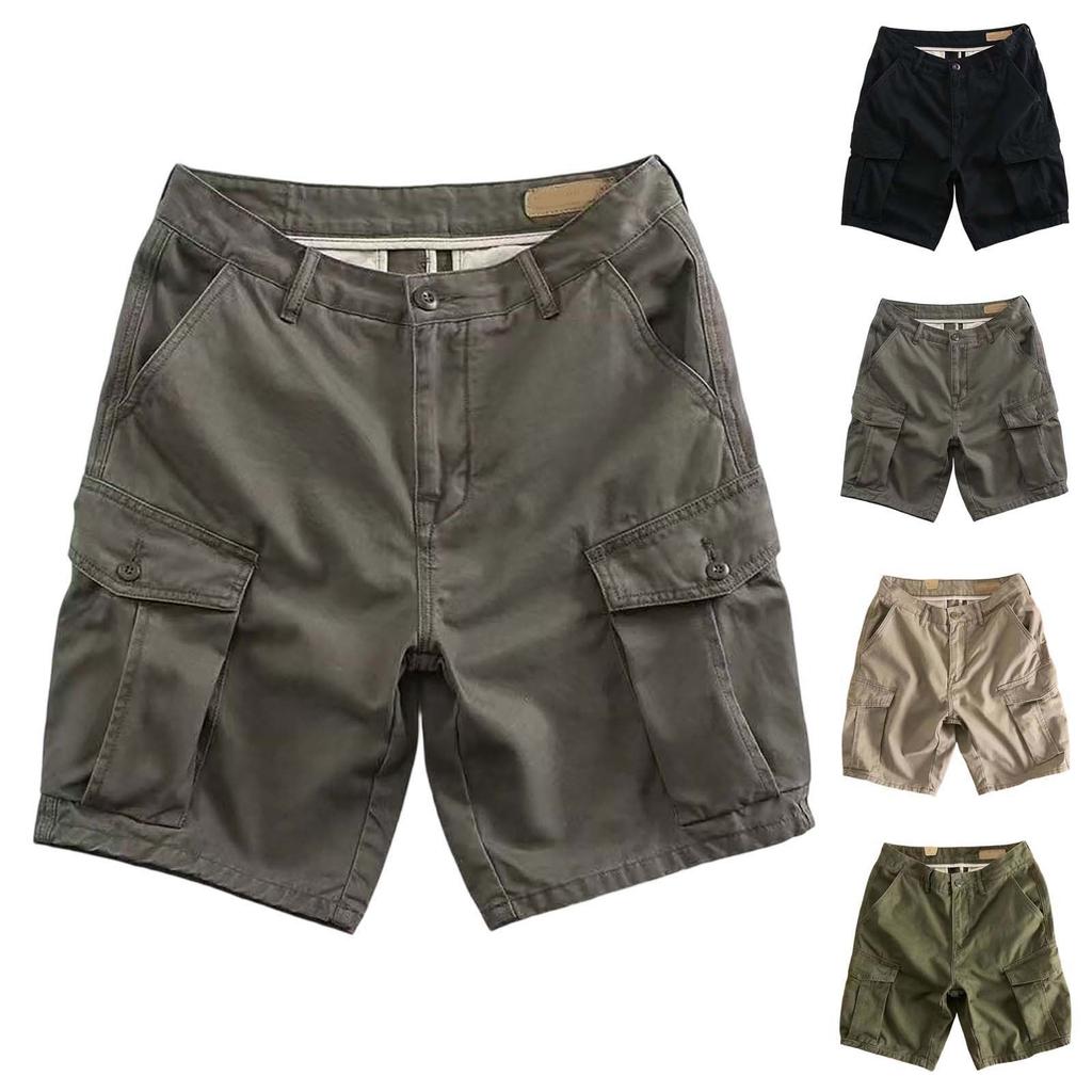 Men's Sports Pocket Workwear Casual Loose Shorts Casual Jogging Shorts