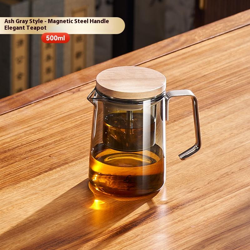 Gianxi Teapot For Home Use 2025 New Magnetic Glass Teapot Tea Separation Cup Floating Cup Tea Pot