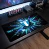 Malmö FF Custom Large Mouse Pad, Personalized Name Text Print, Football Logo Non‑Slip Desk Mat Gaming Gift