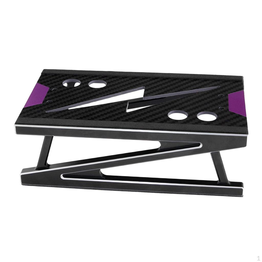 Aluminum Car Work Stand Repair 1/8 1/10 Scale Model for Truck Cars