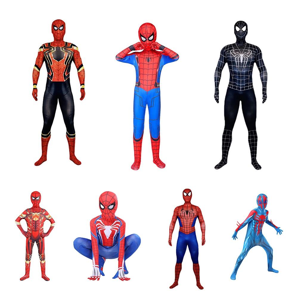 Spider-man No Way Home Amazing Iron Black Cosplay Kostüm Anzug Für Alle Altersgruppen