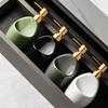 Piccolo Dispenser di Sapone Liquido, Contenitore Liquido in Ceramica Portatile per Viaggi, Igiene, Attività all'Aperto