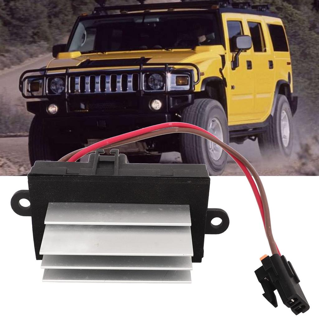 High-Performance Blower Motor Fan Resistor, Heater Blower Motor Resistor 19331830, Replacement for Hummer H2 2004-2007