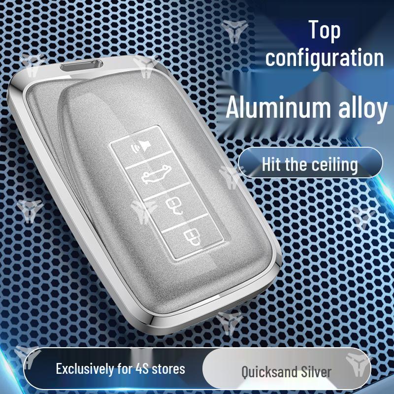 Lexus Car Key Case for ES300/EX260/RX450/LX500 - Aluminum Alloy Protective Cover