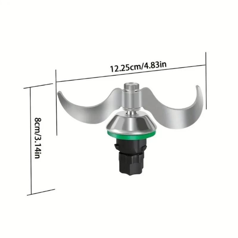 Dough Knife Head For TM5 TM6 Knead Dough Smooth Mix Stainless Steel Mixer Knife Head Replacement Parts Knead Dough Blade Head