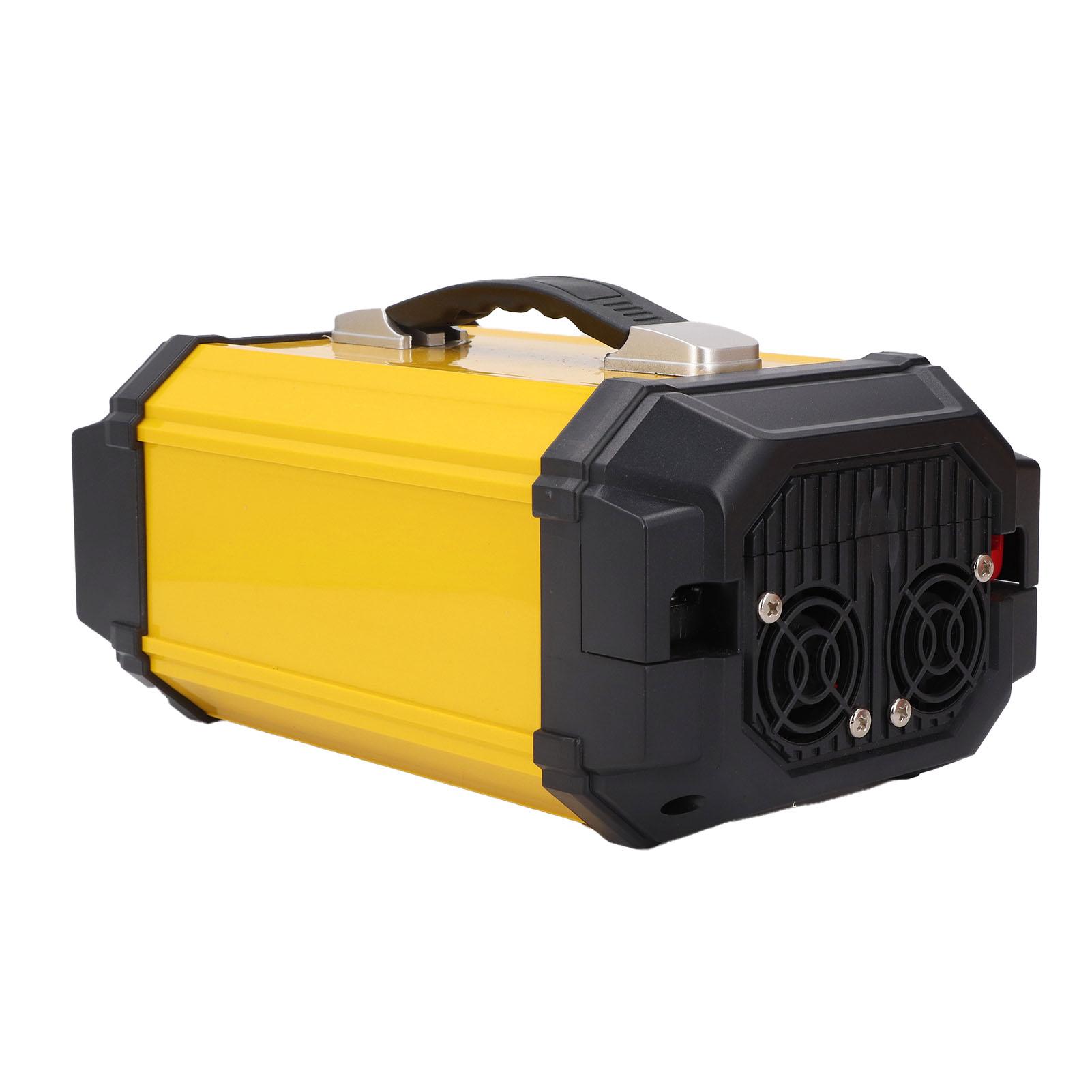 

Автомобильный инвертор 500 Вт 12 В в 220 В Инвертор с чистой синусоидой Цифровой ЖК-дисплей Двойные розетки переменного тока 2 USB-порта 2