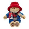 26-27 Classic Paddington Bear with Boots - Standing Plush - Soft and cuddly Paddington teddy bear with iconic duffle coat, jungle hat and shiny red
