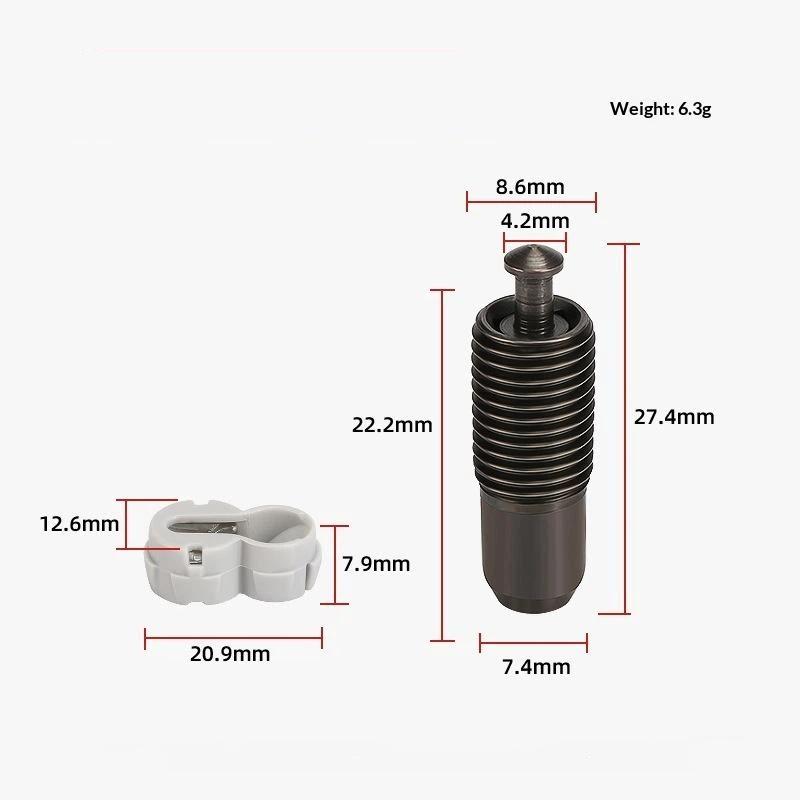 Elastic Invisible Panel Fasteners for Furniture 2 in 1 Cabinet Connector Set  for Seamless DIY Home Assembly