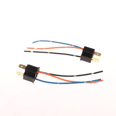 2/4 Stück Auto Scheinwerfer Nebelscheinwerfer Stecker Adapter Buchse Kabelbaum H4 Glühbirnenfassung Stecker Adapter Anschluss