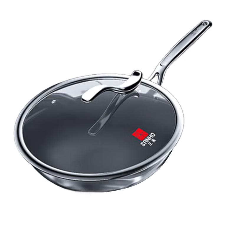 Sanhe 32cm Uncoated Titanium Non-stick Wok