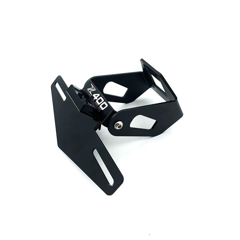 Motorcycle License Plate Holder for Kawasaki Ninja 400 - Universal Short Tail Modification