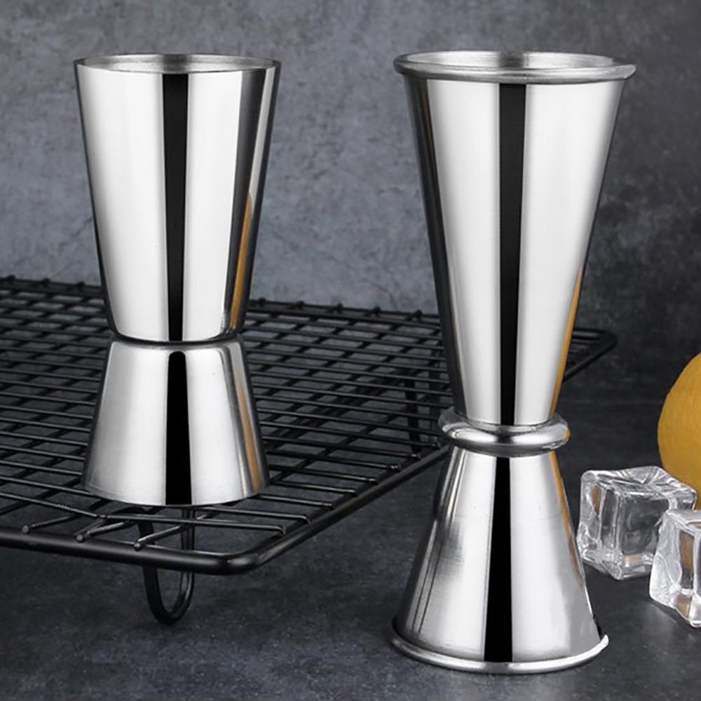 Jigger 1 pièces en acier inoxydable pour Bar à Cocktail, Design japonais, tasse à mesurer à Double esprit, accessoires de Bar à domicile, de fête, de Club