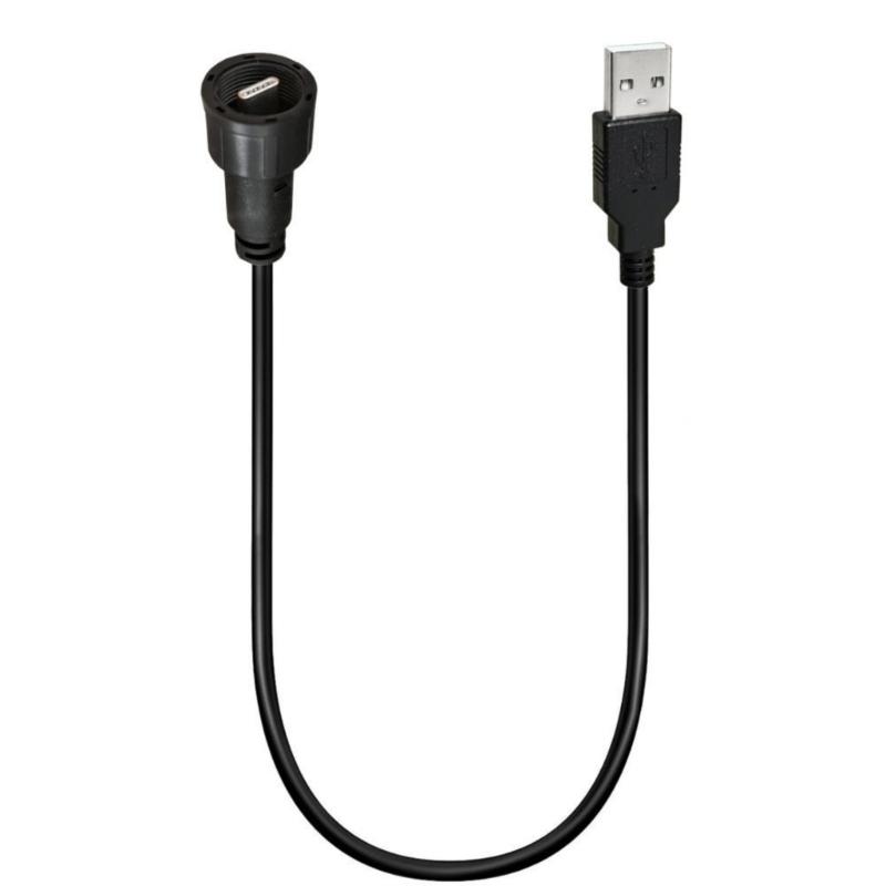 

USB3.0 USB2.0 Male to Type C Male Cable with Threaded Designing and Protective Waterproof and Durability
